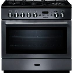 Rangemaster Professional+ FX 90cm 89060 Dual Fuel Range Cooker in Stainless Steel with FSD Hob